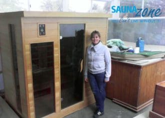 4 Person Far Infrared Sauna Installed 
